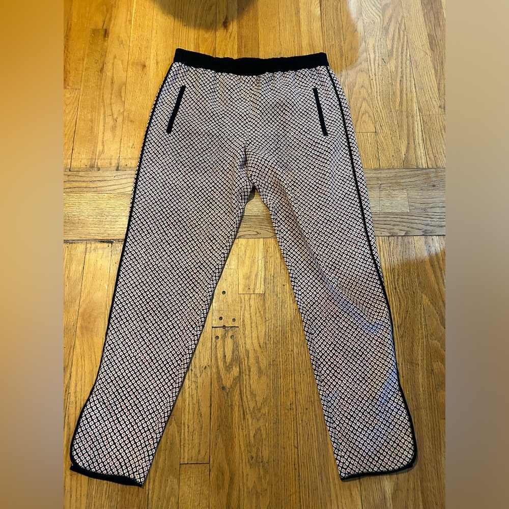 Bcbg Patterned Pull On Pants Size Medium! - image 1